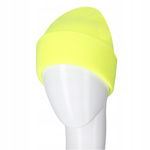 CZAPKA ZIMOWA AKRYLOWA DZIANA YELLOW NEON