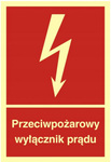 BB012 Przeciwpożarowy wyłącznik prądu 100X148