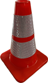 ROAD pachołek drogowy ostrzegawczy pcv 30 cm