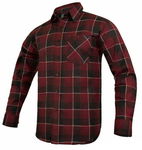 Koszula robocza flanelowa LEON XL czerwona 182/43