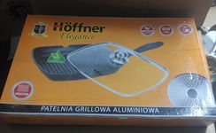Patelnia grillowa 28x28 Hoffner z pokrywką