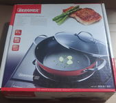 Wok Bergner 30cm z zewnątrz emaliowany