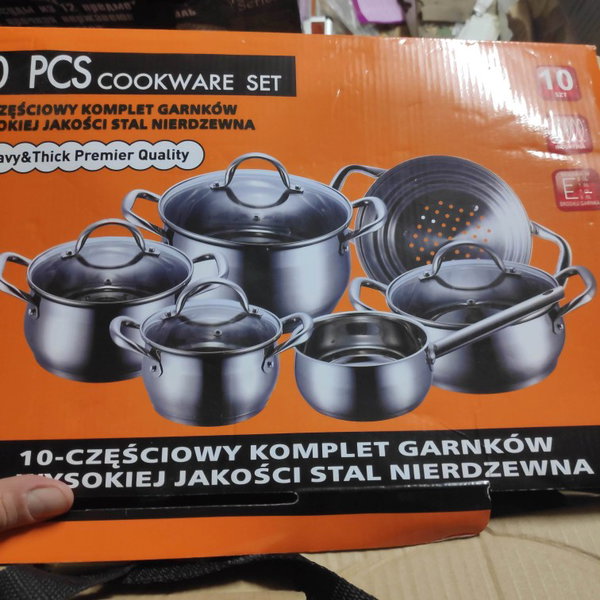 Garnki Hoffner 10 el beczułki indukcja gaz