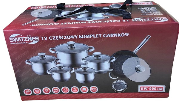 Komplet garnki Switzner 12 el