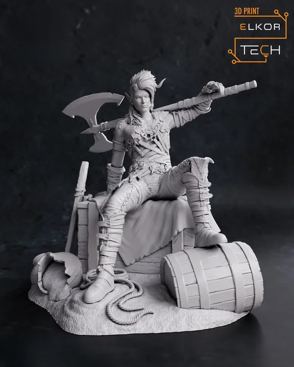 Figurka Kolekcjonerska Karlach | Baldur's Gate 3 | Płomień Awernusa
