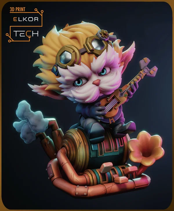 Figurka Chibi Heimerdinger LoL | Arcane | Genialny Wynalazca LoL