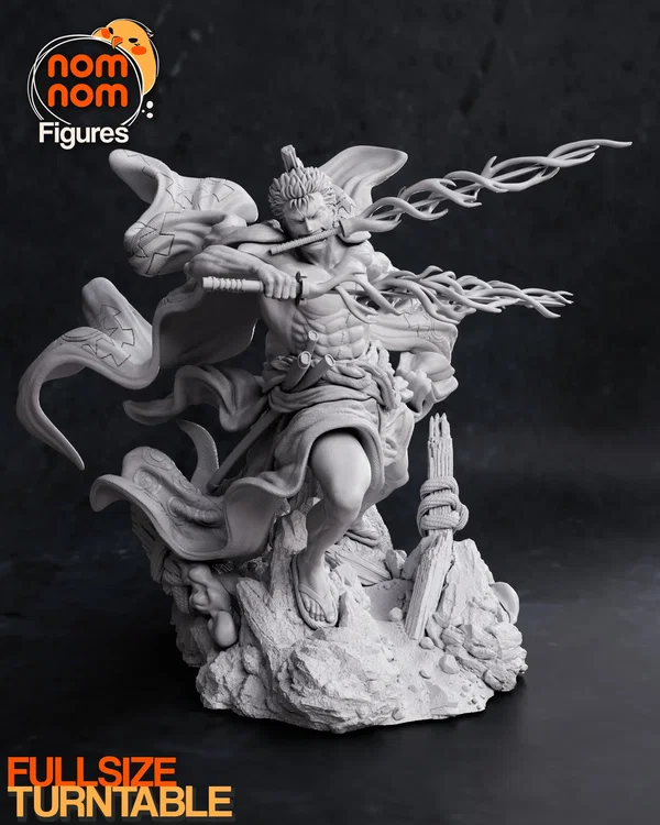 Figurka Zoro Wano | One Piece | Styl Trzech Mieczy