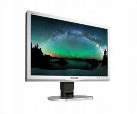 Monitor LCD Philips 240B1CS/00 24" 1920x1200 px DVI-D D-Sub KABLE KLASA A