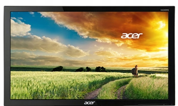 Monitor LED Acer KA240HQ 23,6" 1920x1080 DVI VGA HDMI Kable KL B Bez stopy