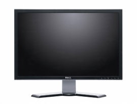 Monitor LCD Dell 2407WFPb 24" 1920x1200 VGA DVI KABLE Kl.B bez stopy foto