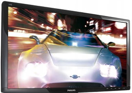 Monitor LCD Philips 244E 24" FullHD TN VGA DVI kable Klasa B FOTO BEZ STOPY