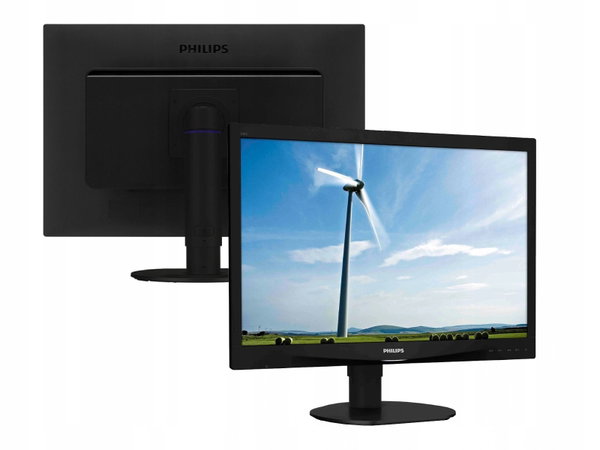 PHILIPS 240S4Q 24" 1920x1200 VGA DVI DP kable KL.B FOTO
