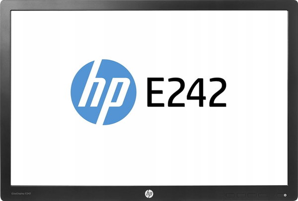 HP E242 | 24" | 1920X1080 | DP HDMI VGA | Klasa B | Kable |Bez Stopy | FOTO