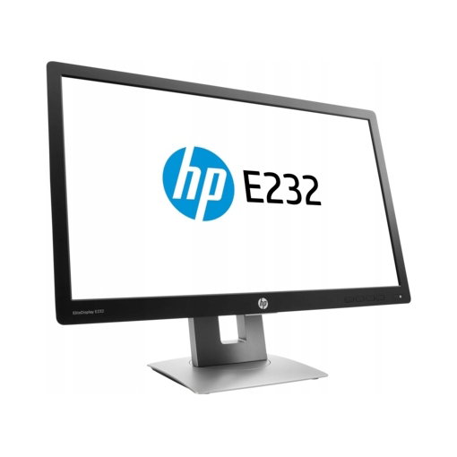 HP E232 | 23" | 1920X1080 | DP HDMI VGA | Klasa B- | Kable | FOTO