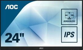 AOC 24P1 | 24" | 1920X1080 | DP HDMI VGA | Klasa B |Kable|BEZ STOPY|FOTO