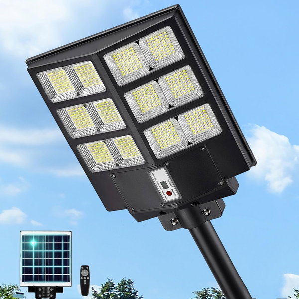 Lovus Solarna lampa uliczna LED 3200W z czujnikiem ruchu