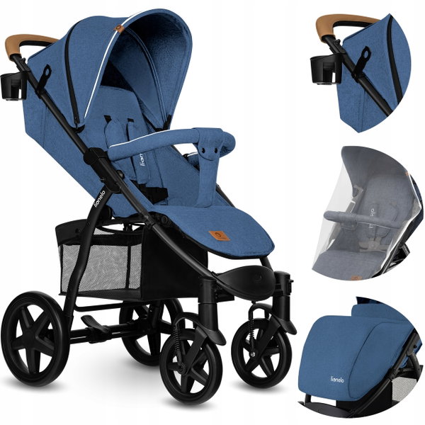 Wózek spacerowy Lionelo LO-ANNET PLUS Blue Denim