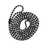 500sztuk Czarny łańcuszek kulkowy dogtag do nieśmiertelnik, zawieszka ok. 70cm