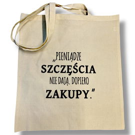 EKO Torba zakupowa SHOPPERKA śmieszne napisy różne wzory prezent T2