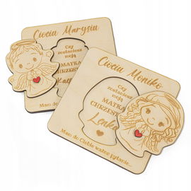 Kartka pytanie prezent dla chrzestnych na chrzest RP305