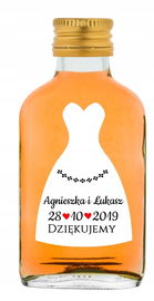 Buteleczka prezent gości ślub wesele podziękowanie PR 234