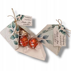 Podziękowanie dla gości pudełeczko ślub chrzest w6 PR 206