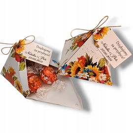 Podziękowanie dla gości pudełeczko ślub chrzest 10 PR 206