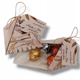 Podziękowanie dla gości pudełeczko ślub chrzest w3 PR 206