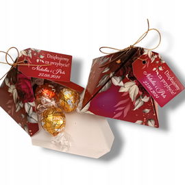 Podziękowanie dla gości pudełeczko ślub chrzest w2 PR 206