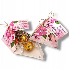 Podziękowanie dla gości pudełeczko ślub chrzest w1 PR 206