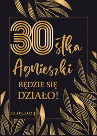 Naklejki na butelki z okazji 18 30 50 urodzin N6 PR 270