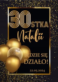 Naklejki na butelki z okazji 18 30 50 urodzin N2 PR 270