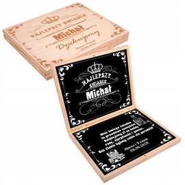 PODZIĘKOWANIE DLA ŚWIADKA W PUDEŁKU - PREZENT DLA ŚWIADKA BOX RP511