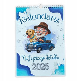 Dla dziadka Kalendarz 2026 A4 śmieszny prezent upominek urodziny Dzień KAL9