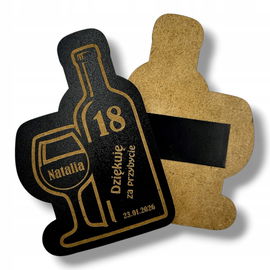 Magnes podziękowanie dla gości urodziny prezent upominek 18 20 30 40 S42