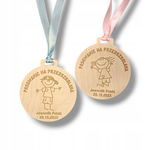Medal na pasowanie na przedszkolaka chłopic dziewczynka grawer szkoła RP535