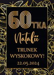 Naklejki na butelki z okazji 18 30 50 urodzin N7 PR 270