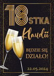 Naklejki na butelki z okazji 18 30 50 urodzin N9 PR 270