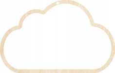 Obręcz Chmura do Łapacza snów 20cm RP704