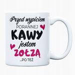 Kubek z nadrukiem ze zdjęciem prezent śmieszny k46