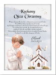 Podziękowanie Matka Chrzestna Ojciec Chrzestny komunia prezent ramka PR 20