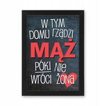 Śmieszny prezent ramka A3 plakat Walentynki kobiet PR 629