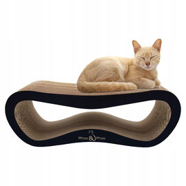 Drapak dla kota czarny mega LEON | 78x28x24 cm | MruuPruu