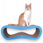 Drapak dla kota niebieski mega LEON | 78x28x24 cm | MruuPruu