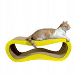 Drapak dla kota żółty mega LEON | 78x28x24 cm | MruuPruu