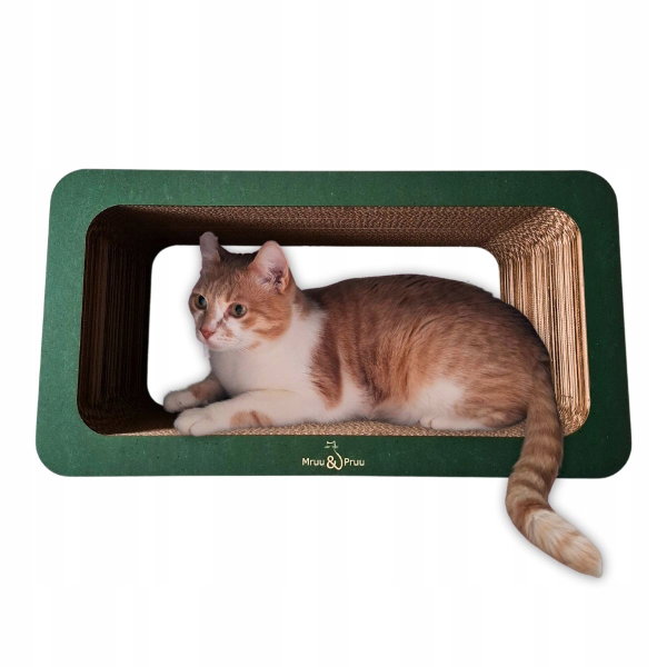 DRAPAK PROSTOKĄT XL | ZIELONY | 53x28x30 cm | Mruu&Pruu