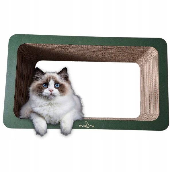 DRAPAK WIELKI PROSTOKĄT XXL | ZIELONY | 60x35x30 cm | Mruu&Pruu