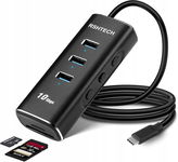 Hub 5W1 Usb 3.2 10 Gb/S Rshtech Z Czytnikiem Kart Sd/Tf Koncentrator