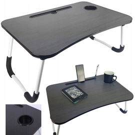 Składany Stolik Pod Laptopa R.E 1 w Kolorze Czarnym – Komfort i Mobilność