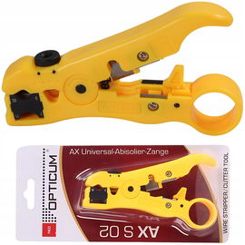 Ściągacz Izolacji Z Kabli Koncentrycznych Striper Zarabiarka Opticum AX S02 